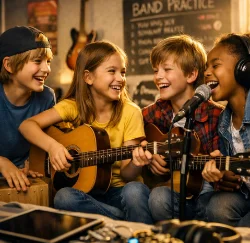 Informational image used to represent music education.