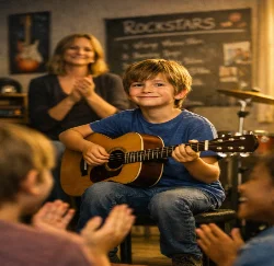 Informational image used to represent music education.